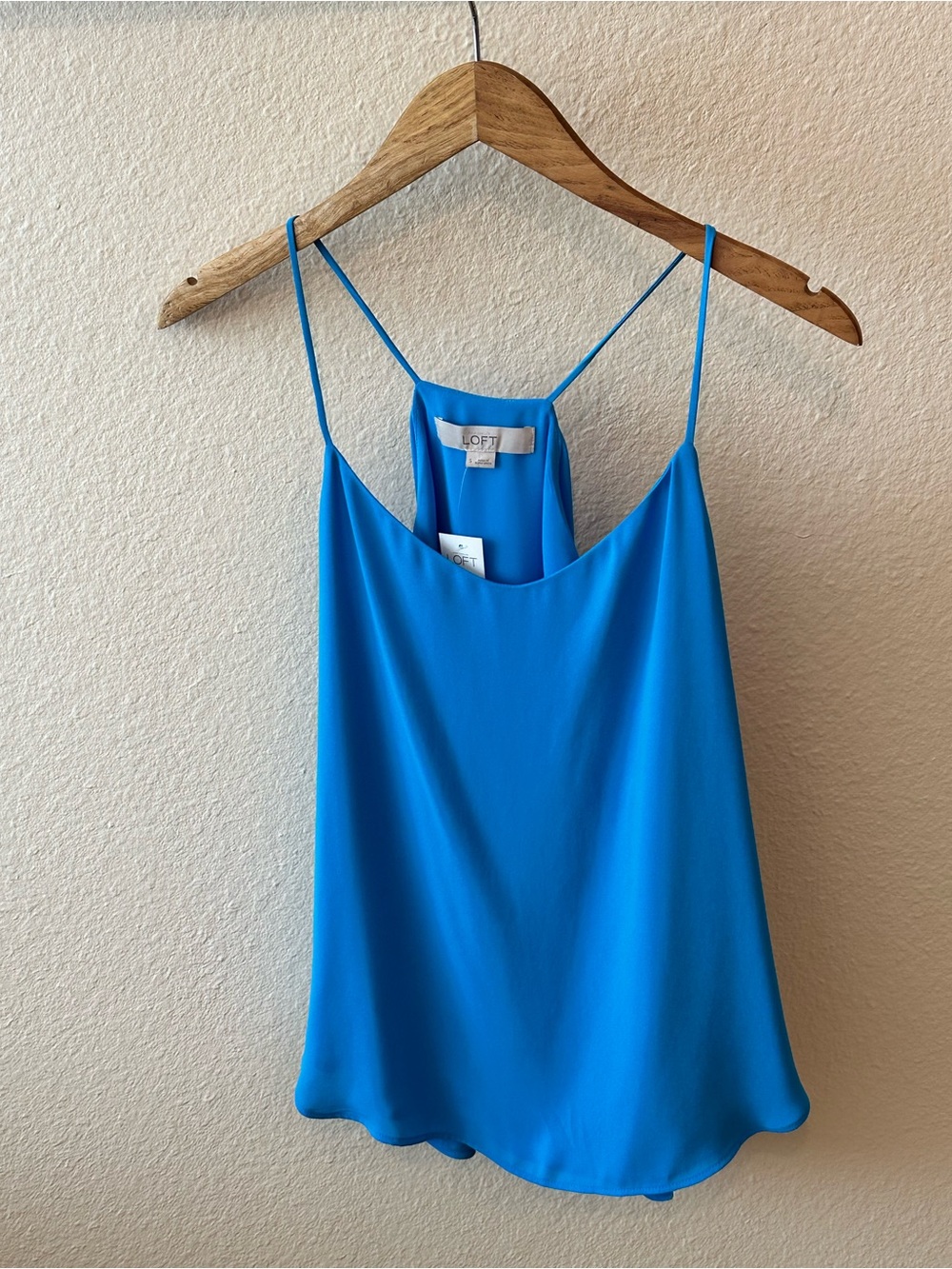 LOFT Electric Blue Spaghetti Strap Cami